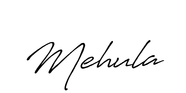 Create a beautiful signature design for name Mehula. With this signature (Antro_Vectra_Bolder) fonts, you can make a handwritten signature for free. Mehula signature style 7 images and pictures png