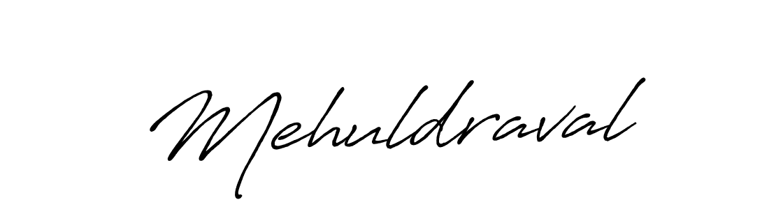 Use a signature maker to create a handwritten signature online. With this signature software, you can design (Antro_Vectra_Bolder) your own signature for name Mehuldraval. Mehuldraval signature style 7 images and pictures png