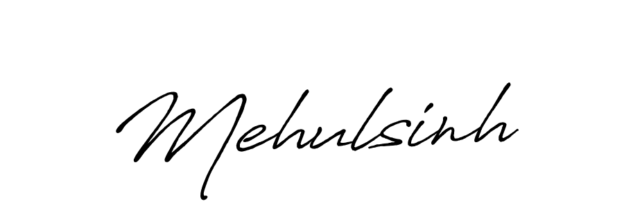 Mehulsinh stylish signature style. Best Handwritten Sign (Antro_Vectra_Bolder) for my name. Handwritten Signature Collection Ideas for my name Mehulsinh. Mehulsinh signature style 7 images and pictures png