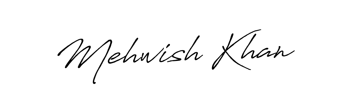 Make a beautiful signature design for name Mehwish Khan. Use this online signature maker to create a handwritten signature for free. Mehwish Khan signature style 7 images and pictures png