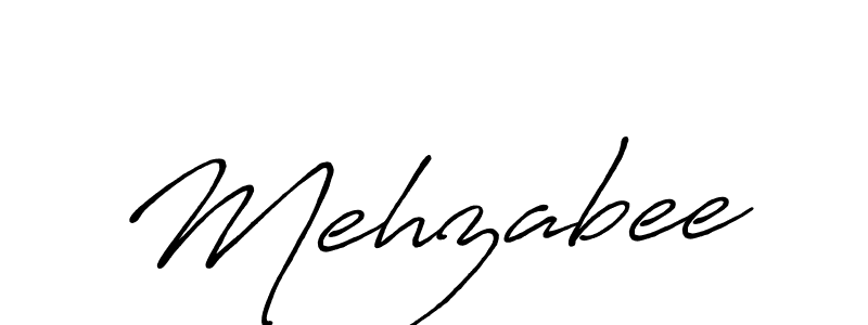 Also we have Mehzabee name is the best signature style. Create professional handwritten signature collection using Antro_Vectra_Bolder autograph style. Mehzabee signature style 7 images and pictures png