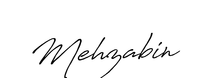 Mehzabin stylish signature style. Best Handwritten Sign (Antro_Vectra_Bolder) for my name. Handwritten Signature Collection Ideas for my name Mehzabin. Mehzabin signature style 7 images and pictures png