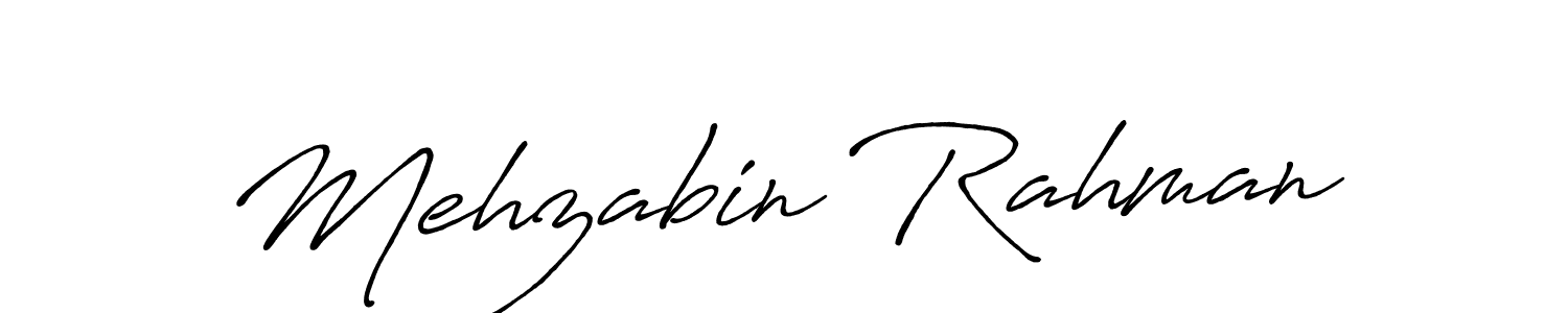 How to Draw Mehzabin Rahman signature style? Antro_Vectra_Bolder is a latest design signature styles for name Mehzabin Rahman. Mehzabin Rahman signature style 7 images and pictures png