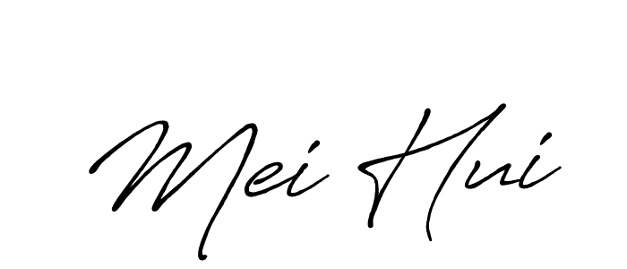 You should practise on your own different ways (Antro_Vectra_Bolder) to write your name (Mei Hui) in signature. don't let someone else do it for you. Mei Hui signature style 7 images and pictures png