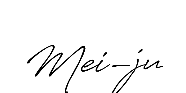 Also we have Mei-ju name is the best signature style. Create professional handwritten signature collection using Antro_Vectra_Bolder autograph style. Mei-ju signature style 7 images and pictures png