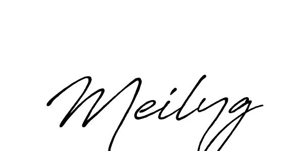 Meilyg stylish signature style. Best Handwritten Sign (Antro_Vectra_Bolder) for my name. Handwritten Signature Collection Ideas for my name Meilyg. Meilyg signature style 7 images and pictures png