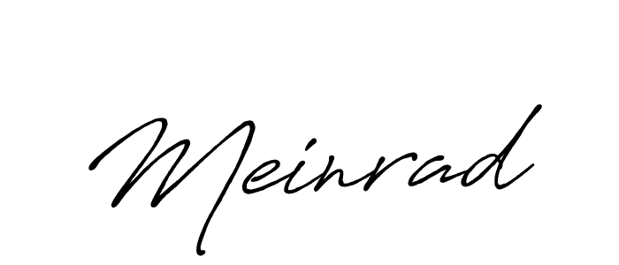 Make a beautiful signature design for name Meinrad. With this signature (Antro_Vectra_Bolder) style, you can create a handwritten signature for free. Meinrad signature style 7 images and pictures png