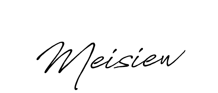 Design your own signature with our free online signature maker. With this signature software, you can create a handwritten (Antro_Vectra_Bolder) signature for name Meisiew. Meisiew signature style 7 images and pictures png