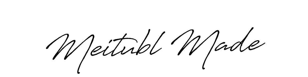 Make a beautiful signature design for name Meitubl Made. Use this online signature maker to create a handwritten signature for free. Meitubl Made signature style 7 images and pictures png