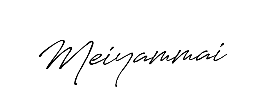 Use a signature maker to create a handwritten signature online. With this signature software, you can design (Antro_Vectra_Bolder) your own signature for name Meiyammai. Meiyammai signature style 7 images and pictures png