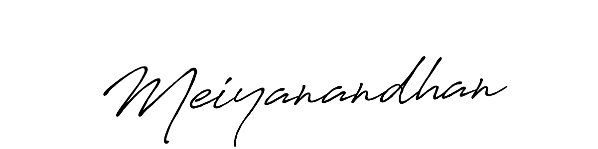 Similarly Antro_Vectra_Bolder is the best handwritten signature design. Signature creator online .You can use it as an online autograph creator for name Meiyanandhan. Meiyanandhan signature style 7 images and pictures png