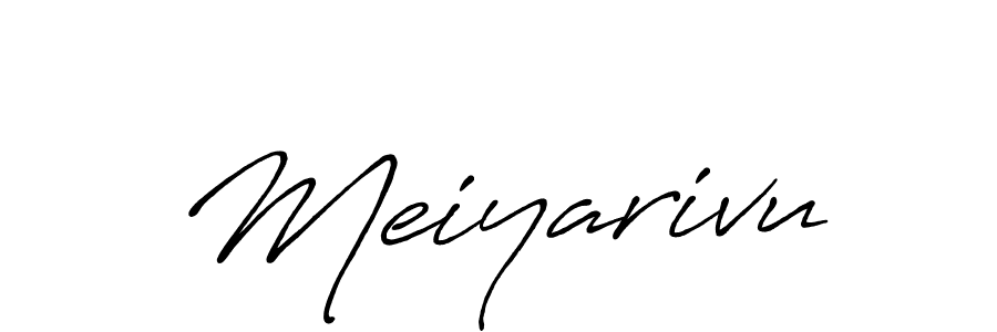 Also we have Meiyarivu name is the best signature style. Create professional handwritten signature collection using Antro_Vectra_Bolder autograph style. Meiyarivu signature style 7 images and pictures png