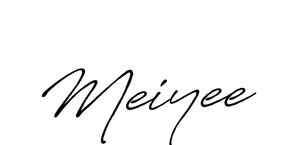 Also we have Meiyee name is the best signature style. Create professional handwritten signature collection using Antro_Vectra_Bolder autograph style. Meiyee signature style 7 images and pictures png