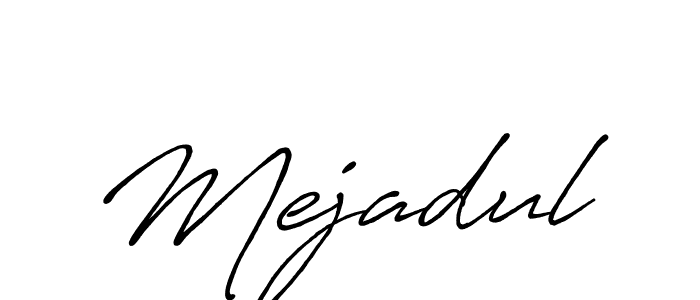 Also You can easily find your signature by using the search form. We will create Mejadul name handwritten signature images for you free of cost using Antro_Vectra_Bolder sign style. Mejadul signature style 7 images and pictures png