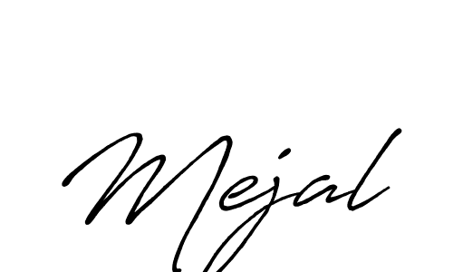 Create a beautiful signature design for name Mejal. With this signature (Antro_Vectra_Bolder) fonts, you can make a handwritten signature for free. Mejal signature style 7 images and pictures png