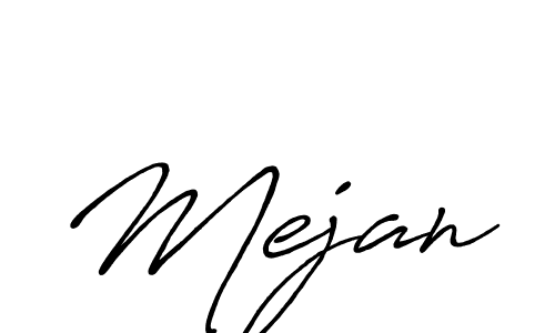 Design your own signature with our free online signature maker. With this signature software, you can create a handwritten (Antro_Vectra_Bolder) signature for name Mejan. Mejan signature style 7 images and pictures png