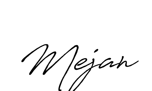 Design your own signature with our free online signature maker. With this signature software, you can create a handwritten (Antro_Vectra_Bolder) signature for name Mejan. Mejan signature style 7 images and pictures png