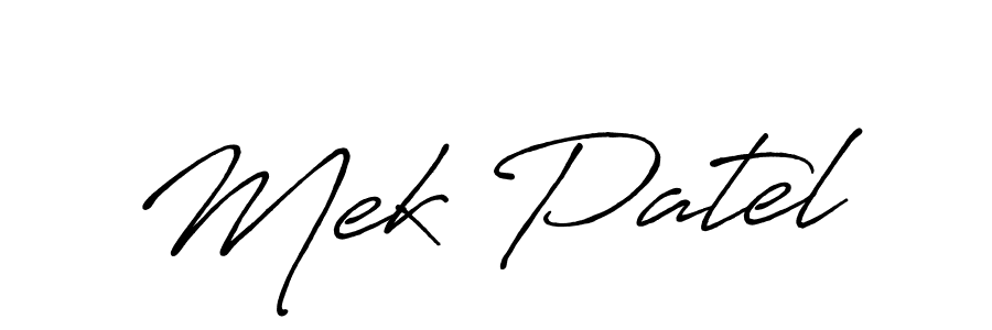 Make a beautiful signature design for name Mek Patel. Use this online signature maker to create a handwritten signature for free. Mek Patel signature style 7 images and pictures png