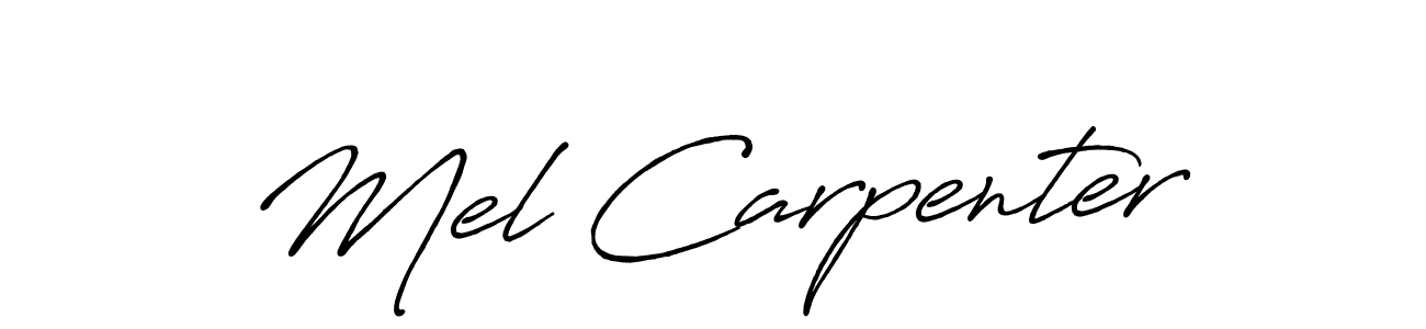 Antro_Vectra_Bolder is a professional signature style that is perfect for those who want to add a touch of class to their signature. It is also a great choice for those who want to make their signature more unique. Get Mel Carpenter name to fancy signature for free. Mel Carpenter signature style 7 images and pictures png