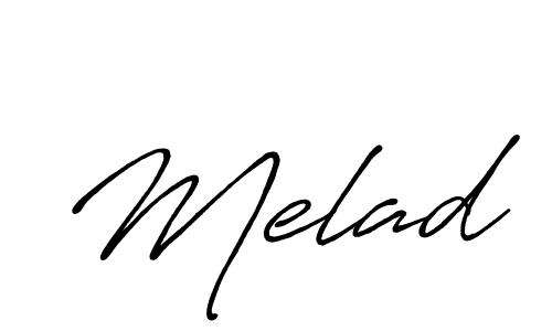 Also we have Melad name is the best signature style. Create professional handwritten signature collection using Antro_Vectra_Bolder autograph style. Melad signature style 7 images and pictures png