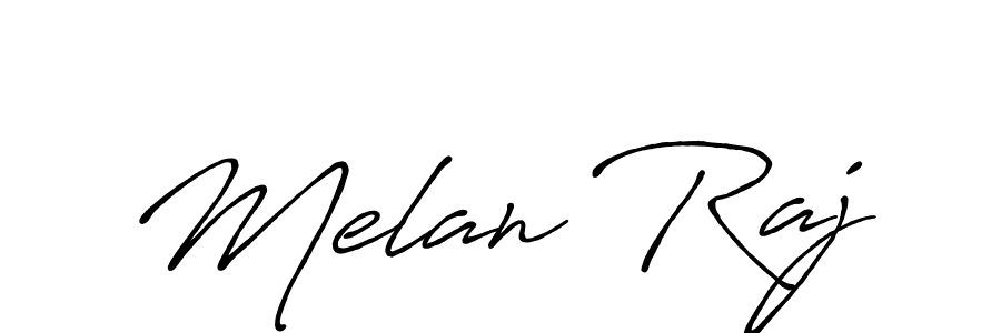 How to Draw Melan Raj signature style? Antro_Vectra_Bolder is a latest design signature styles for name Melan Raj. Melan Raj signature style 7 images and pictures png