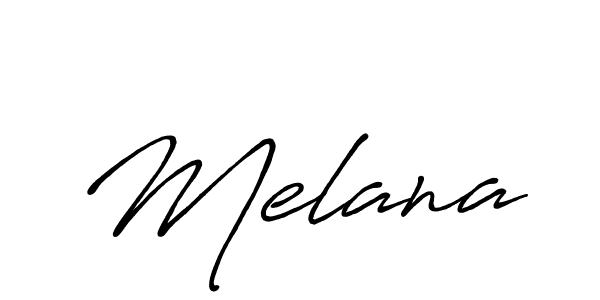 Also You can easily find your signature by using the search form. We will create Melana name handwritten signature images for you free of cost using Antro_Vectra_Bolder sign style. Melana signature style 7 images and pictures png