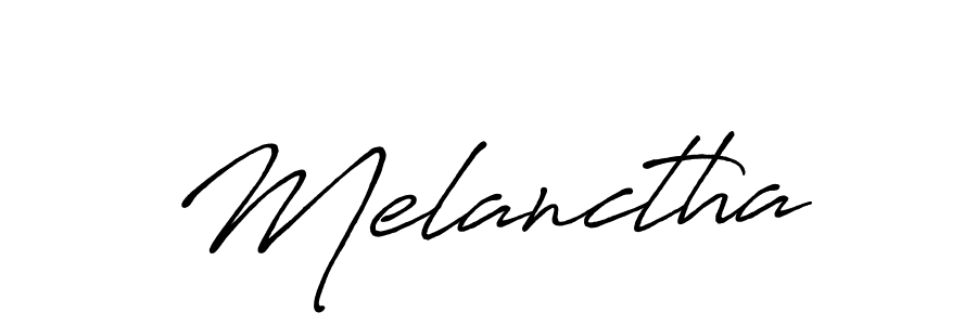Also we have Melanctha name is the best signature style. Create professional handwritten signature collection using Antro_Vectra_Bolder autograph style. Melanctha signature style 7 images and pictures png