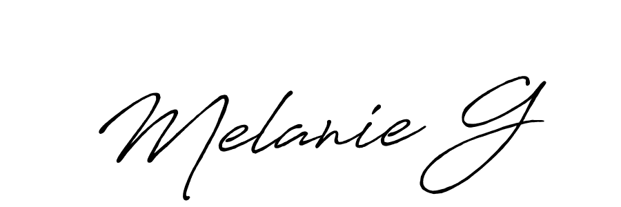 You can use this online signature creator to create a handwritten signature for the name Melanie G. This is the best online autograph maker. Melanie G signature style 7 images and pictures png