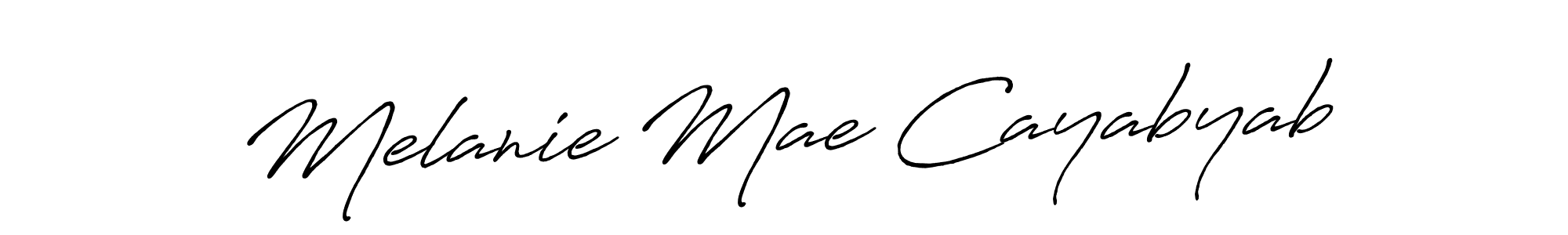 Make a short Melanie Mae Cayabyab signature style. Manage your documents anywhere anytime using Antro_Vectra_Bolder. Create and add eSignatures, submit forms, share and send files easily. Melanie Mae Cayabyab signature style 7 images and pictures png