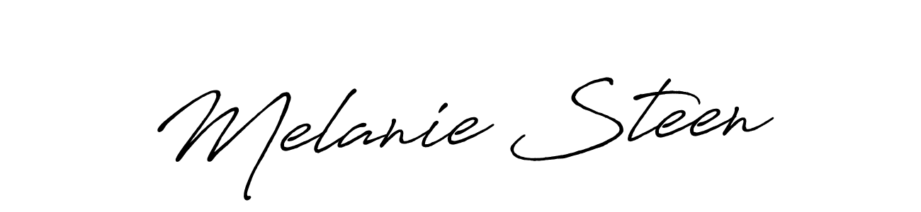 See photos of Melanie Steen official signature by Spectra . Check more albums & portfolios. Read reviews & check more about Antro_Vectra_Bolder font. Melanie Steen signature style 7 images and pictures png