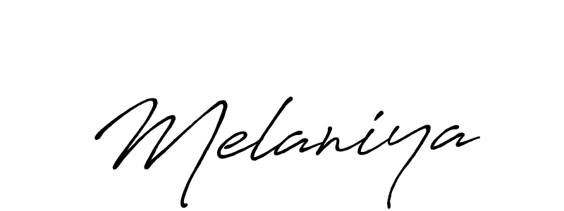 Once you've used our free online signature maker to create your best signature Antro_Vectra_Bolder style, it's time to enjoy all of the benefits that Melaniya name signing documents. Melaniya signature style 7 images and pictures png