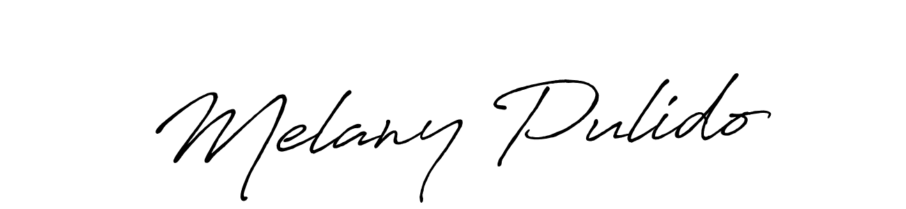 if you are searching for the best signature style for your name Melany Pulido. so please give up your signature search. here we have designed multiple signature styles  using Antro_Vectra_Bolder. Melany Pulido signature style 7 images and pictures png