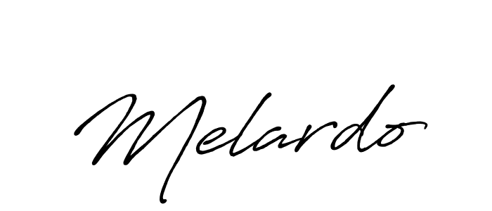 How to make Melardo signature? Antro_Vectra_Bolder is a professional autograph style. Create handwritten signature for Melardo name. Melardo signature style 7 images and pictures png