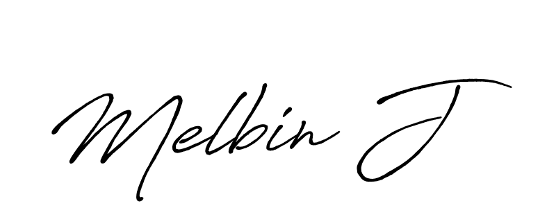 Once you've used our free online signature maker to create your best signature Antro_Vectra_Bolder style, it's time to enjoy all of the benefits that Melbin J name signing documents. Melbin J signature style 7 images and pictures png