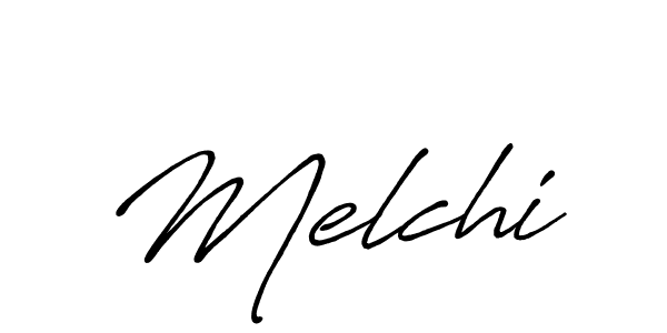 It looks lik you need a new signature style for name Melchi. Design unique handwritten (Antro_Vectra_Bolder) signature with our free signature maker in just a few clicks. Melchi signature style 7 images and pictures png