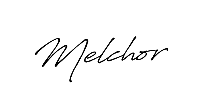 Also we have Melchor name is the best signature style. Create professional handwritten signature collection using Antro_Vectra_Bolder autograph style. Melchor signature style 7 images and pictures png
