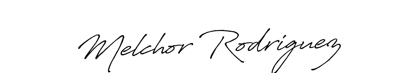 Also we have Melchor Rodriguez name is the best signature style. Create professional handwritten signature collection using Antro_Vectra_Bolder autograph style. Melchor Rodriguez signature style 7 images and pictures png