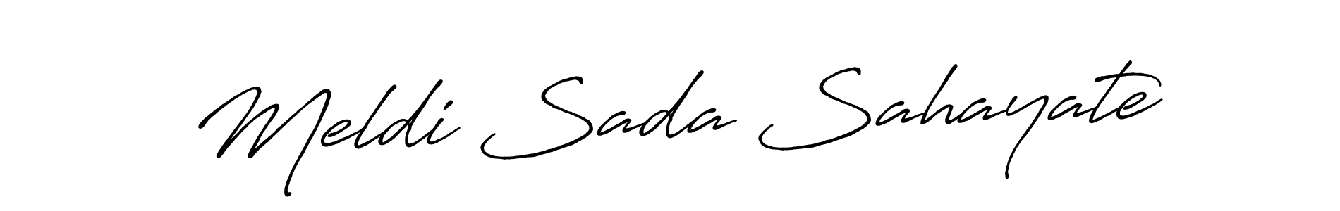 Also we have Meldi Sada Sahayate name is the best signature style. Create professional handwritten signature collection using Antro_Vectra_Bolder autograph style. Meldi Sada Sahayate signature style 7 images and pictures png
