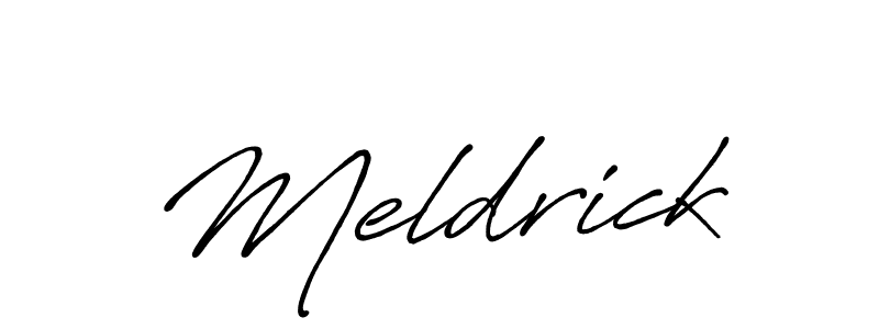 Best and Professional Signature Style for Meldrick. Antro_Vectra_Bolder Best Signature Style Collection. Meldrick signature style 7 images and pictures png