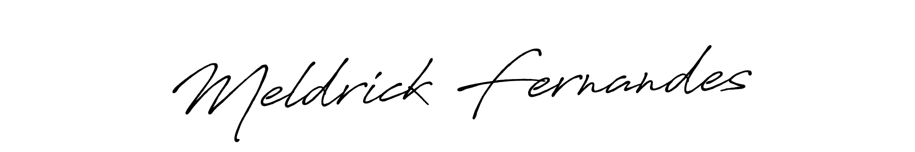 It looks lik you need a new signature style for name Meldrick Fernandes. Design unique handwritten (Antro_Vectra_Bolder) signature with our free signature maker in just a few clicks. Meldrick Fernandes signature style 7 images and pictures png