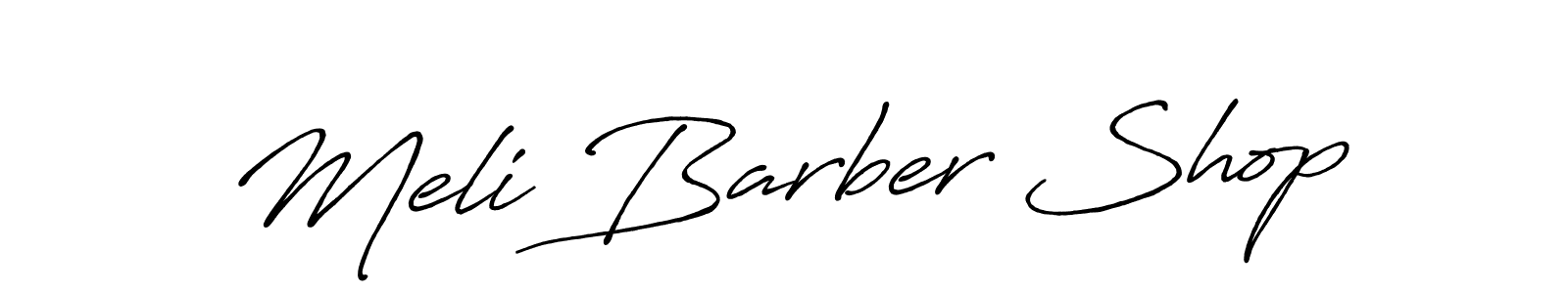 Make a beautiful signature design for name Meli Barber Shop. Use this online signature maker to create a handwritten signature for free. Meli Barber Shop signature style 7 images and pictures png