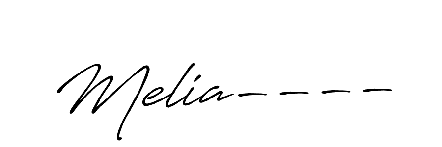 You can use this online signature creator to create a handwritten signature for the name Melia----. This is the best online autograph maker. Melia---- signature style 7 images and pictures png