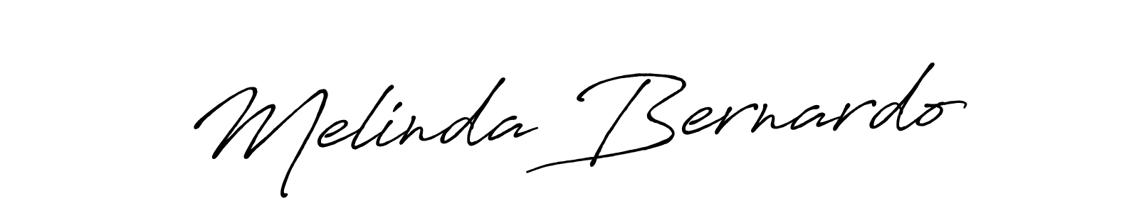 Make a short Melinda Bernardo signature style. Manage your documents anywhere anytime using Antro_Vectra_Bolder. Create and add eSignatures, submit forms, share and send files easily. Melinda Bernardo signature style 7 images and pictures png