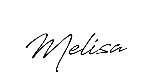 It looks lik you need a new signature style for name Melisa. Design unique handwritten (Antro_Vectra_Bolder) signature with our free signature maker in just a few clicks. Melisa signature style 7 images and pictures png