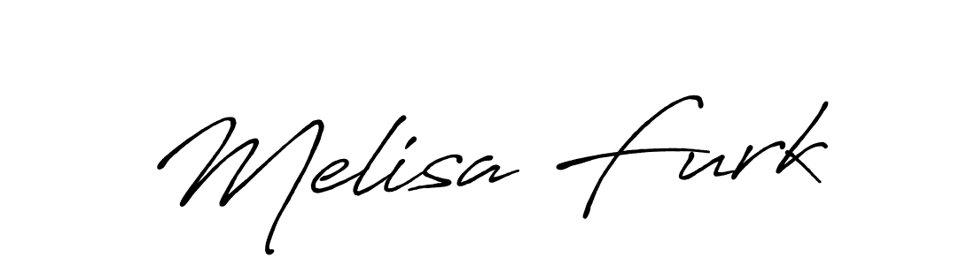 Use a signature maker to create a handwritten signature online. With this signature software, you can design (Antro_Vectra_Bolder) your own signature for name Melisa Furk. Melisa Furk signature style 7 images and pictures png