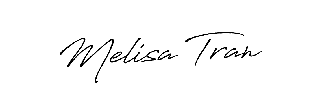 Make a short Melisa Tran signature style. Manage your documents anywhere anytime using Antro_Vectra_Bolder. Create and add eSignatures, submit forms, share and send files easily. Melisa Tran signature style 7 images and pictures png