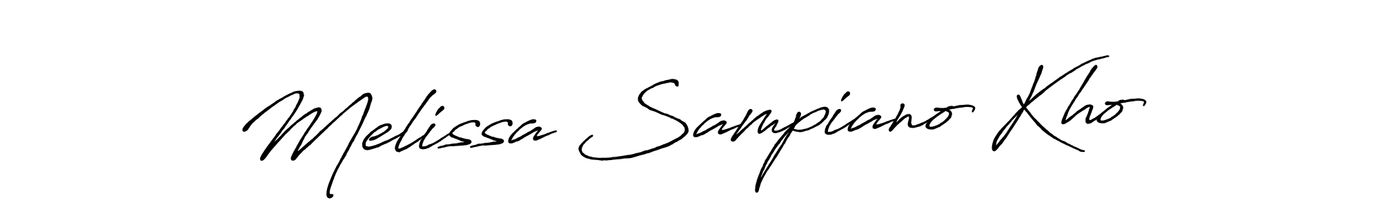 How to Draw Melissa Sampiano Kho signature style? Antro_Vectra_Bolder is a latest design signature styles for name Melissa Sampiano Kho. Melissa Sampiano Kho signature style 7 images and pictures png