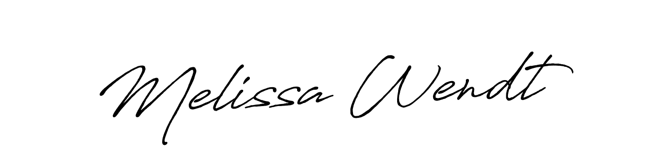 Similarly Antro_Vectra_Bolder is the best handwritten signature design. Signature creator online .You can use it as an online autograph creator for name Melissa Wendt. Melissa Wendt signature style 7 images and pictures png
