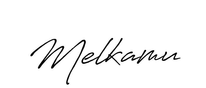 It looks lik you need a new signature style for name Melkamu. Design unique handwritten (Antro_Vectra_Bolder) signature with our free signature maker in just a few clicks. Melkamu signature style 7 images and pictures png