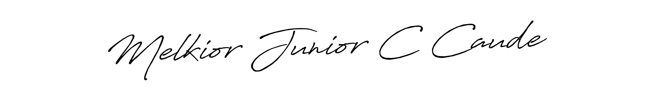 You can use this online signature creator to create a handwritten signature for the name Melkior Junior C Caude. This is the best online autograph maker. Melkior Junior C Caude signature style 7 images and pictures png